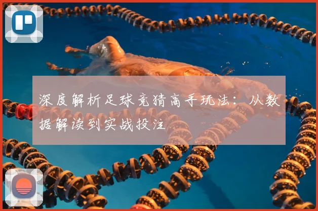 深度解析足球竞猜高手玩法:从数据解读到实战投注